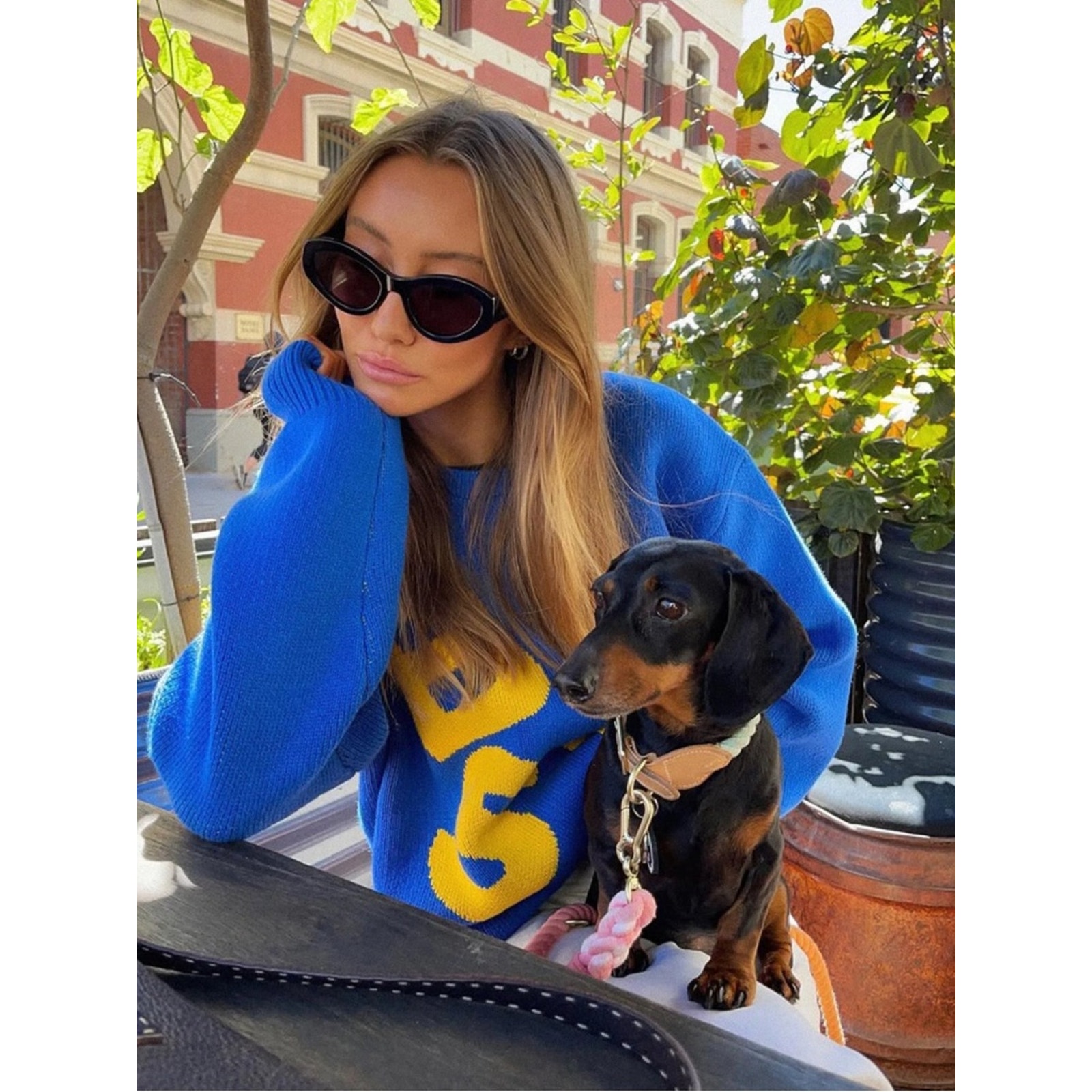 Sorryimbusy Spellout Knit - Royal Busy Sweater Large — image 3 of 8